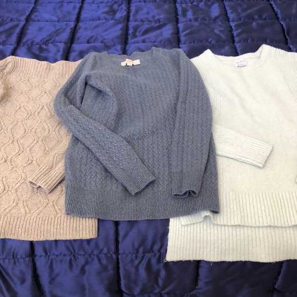 3 Maternity Sweaters - LOFT & Isabel brands - Picture 1 of 7